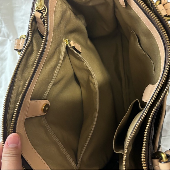 Coach Rowan Satchel Signature Canvas Bag - Picture 4 of 7